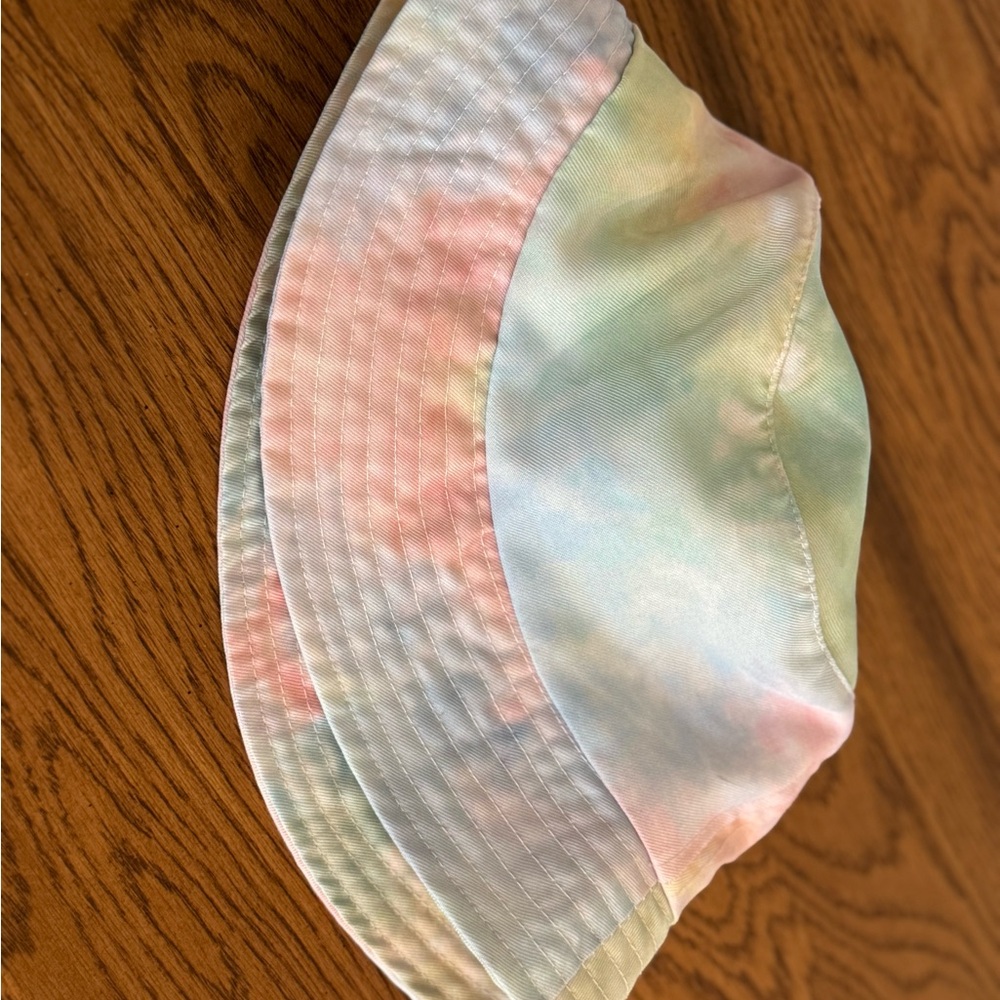 Pastel Tie-Dye Bucket Hat, Girl’s OS Accessory - Picture 3 of 9